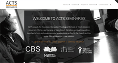 Desktop Screenshot of actsseminaries.com